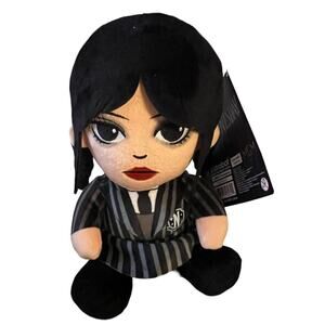 Kidrobot Plush NEW Wednesday Addams Family 8 In Phunny NWT Doll Stuffed Toy